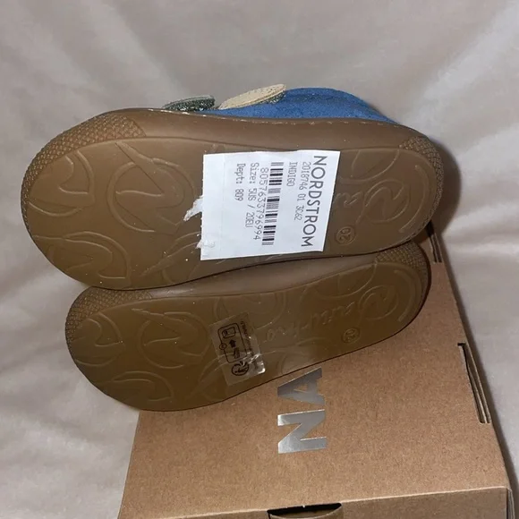 NWT NATURINO CORKEL VL Suede first-steps shoes in Navy - Picture 13 of 13